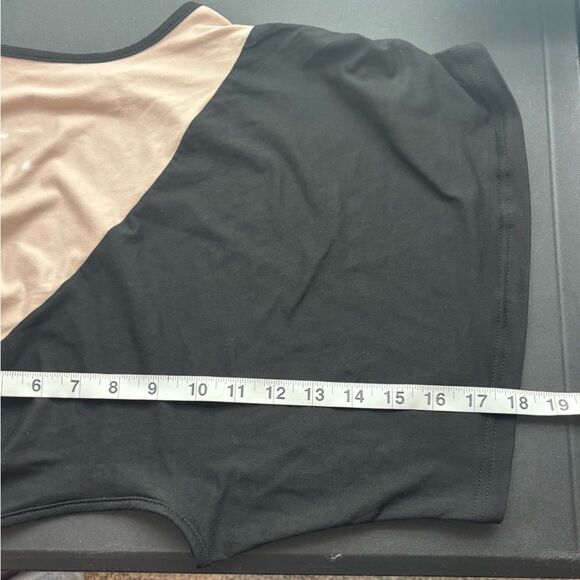 SHEIN Black and Cream Color Block Tank Top Size Small - Picture 6 of 6